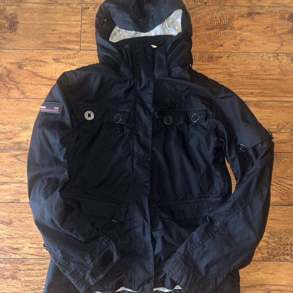 Vintage Mission Six Recco Avalanche Rescue System Woman’s Snow Ski Jacket Medium